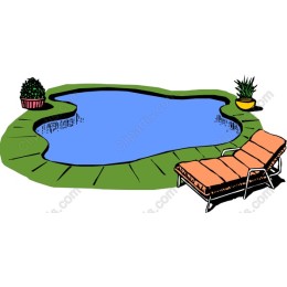 Vibrant Poolside