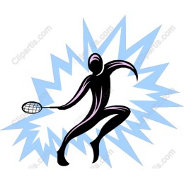 Dynamic Badminton Player