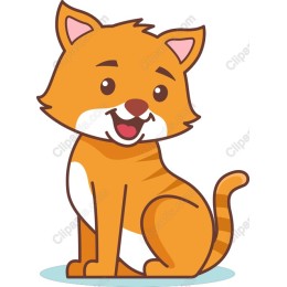 Cheerful Orange Cat