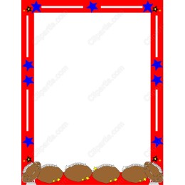 Football Celebration Border