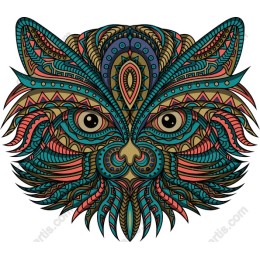 Intricate Cat Face