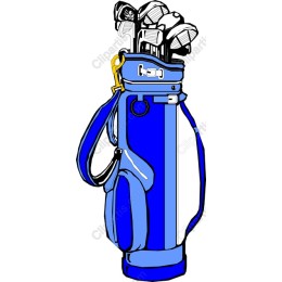 Stylish Blue Golf Bag