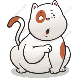 Surprised Cat Cartoon