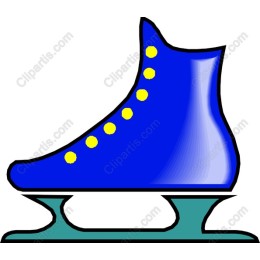 Blue Ice Skate