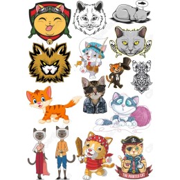 Cat Bundle - 15 Playful s