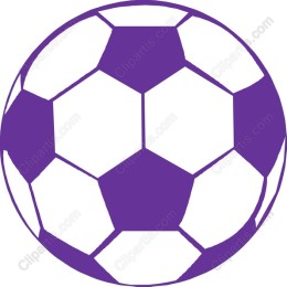 Purple Soccer Ball