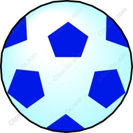 Premium Blue and Light Blue Soccer Ball