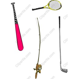 Vibrant Sports Equipment Collection