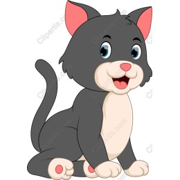 Playful Gray Kitten