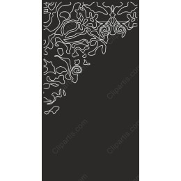 Elegant Floral Line Art