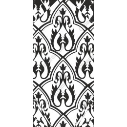 Black and White Ornamental Pattern