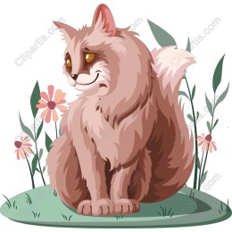 Charming Fluffy Cat