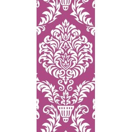 Elegant White Damask Pattern