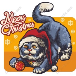 Merry Christmas Cat