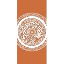 Intricate Spiral Circle