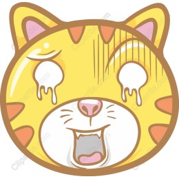 Cheerful Cat Face