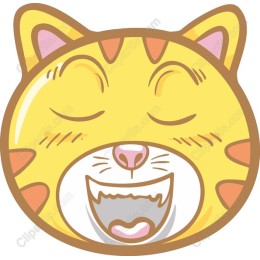 Cheerful Cat Emoticon
