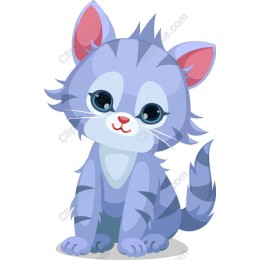 Charming Blue Cat