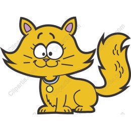 Cheerful Cartoon Cat