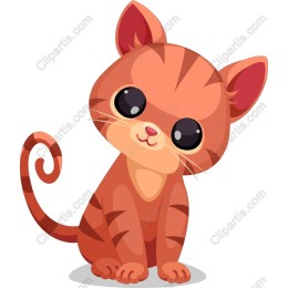 Adorable Cartoon Cat