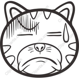 Whimsical Cat Face