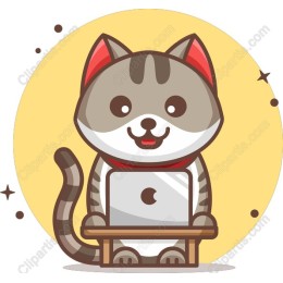 Tech-Savvy Cat