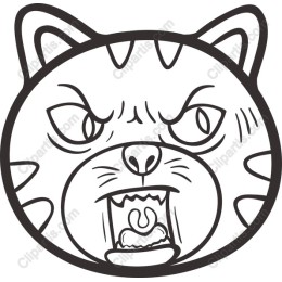 Fierce Angry Cat