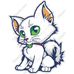 Adorable Cartoon Cat