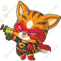 Superhero Cat