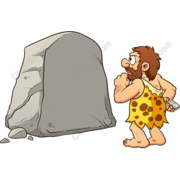 Caveman Stone Contemplation