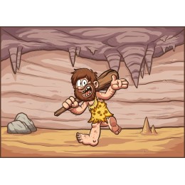 Cheerful Caveman
