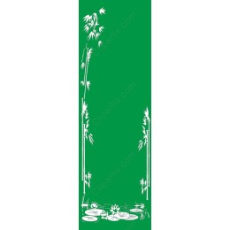 Elegant Bamboo and Lotus