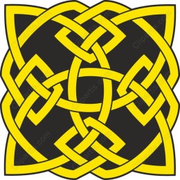 Celtic Knot (Yellow and Black)
