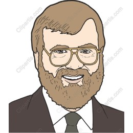 Charming Character with Glasses and Beard