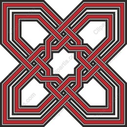 Interwoven Geometric Elegance