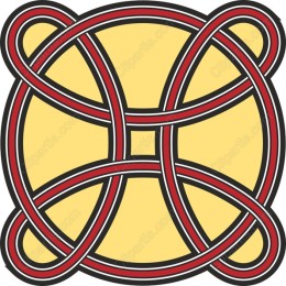 Elegant Intertwined Circular