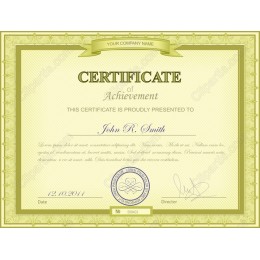 Elegant Certificate of Achievement