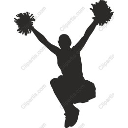 Cheerleader in Action