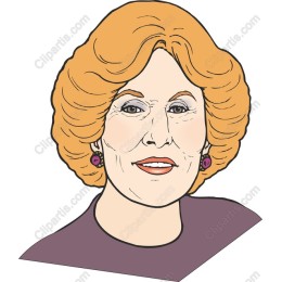 Charming of a Woman with Orange Hair