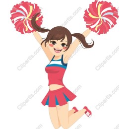 Energetic Cheerleader