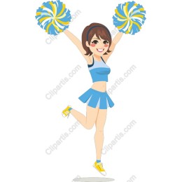 Energetic Cheerleader