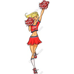 Energetic Cheerleader