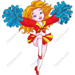 Energetic Cheerleader