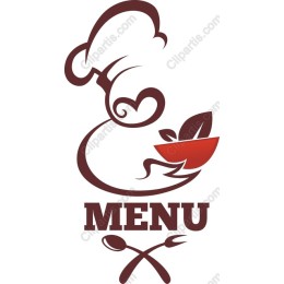 Chef Themed Menu