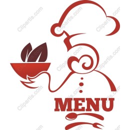 Chef Character with Salad Bowl
