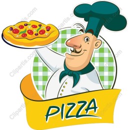 Cheerful Pizza Chef