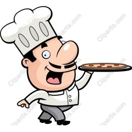 Cheerful Pizza Chef