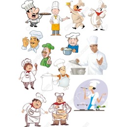 Chef Bundle: Clipart Set