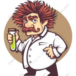 Whimsical Scientist Character