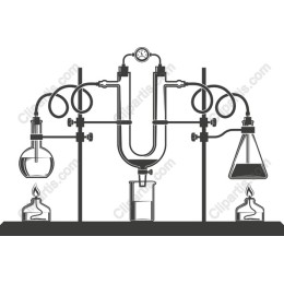 Vintage Laboratory Setup